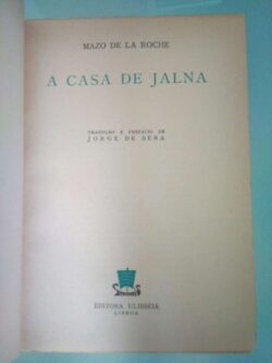 A casa de Jalna - Mazo de la Roche