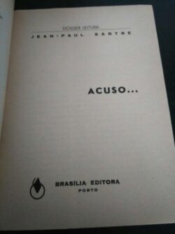 Acuso... - Jean-Paul Sartre