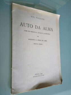Auto da alma (Gil Vicente) - Augusto C. Pires de Lima
