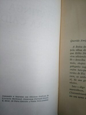 Caatinga e Terra Caída (1.a edição) - Vitorino Nemésio