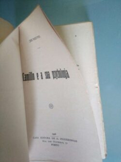 Camillo e a sua psychologia - José Agostinho