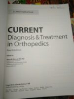 Current diagnosis & treatment in orthopedics - Harry B. Skinner