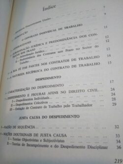 Da justa causa do Despedimento face à actual Lei Portuguesa - José Gil de Jesus Roque