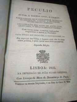 Documentos de Direito do Século XIX -