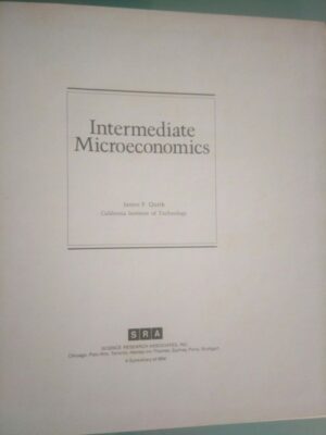 Intermediate Microrconomics - James P. Quirk