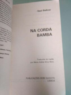 Na corda bamba - Saul Bellow
