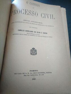 O Código do Processo Civil ordenado alphabeticamente (1880) - Camillo Aureliano da Silva e Sousa