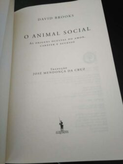 O animal social - David Brooks