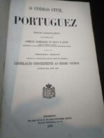 O codigo civil portuguez ordenado alphabeticamente - 1879 -