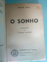 O sonho (Tradução de Vasco Valdez) - Emílio Zola