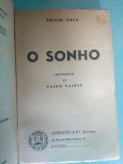 O sonho (Tradução de Vasco Valdez) - Emílio Zola