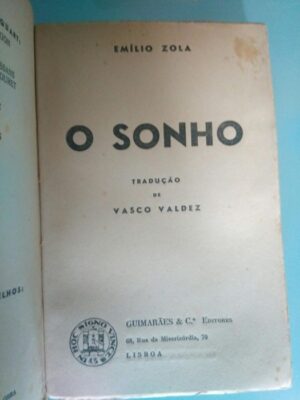 O sonho (Tradução de Vasco Valdez) - Emílio Zola