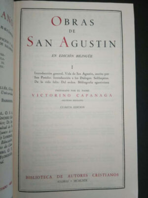 Obras de San Agustin - I (Introducción general y primeros escritos) - San Agustin