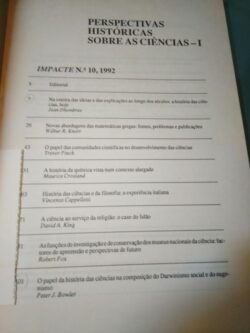 Perspectivas históricas sobre as ciências I (Impacte n.° 10) -