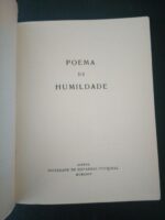 Poema de humildade - Poema de humildade