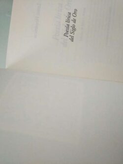 Poesía lírica del siglo de oro - Edición de Elías L. Rivers -