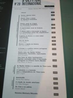 Política Internacional n.° 20 - Realismo e liberalismo nas Relações Internacionais -