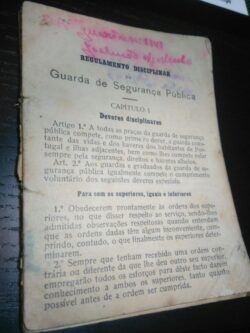Regulamento Disciplinar da Guarda de Segurança Pública - 10 Fev 1930 -