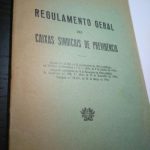 Regulamento Geral das Caixas Sindicais de Previdência - 1964 -