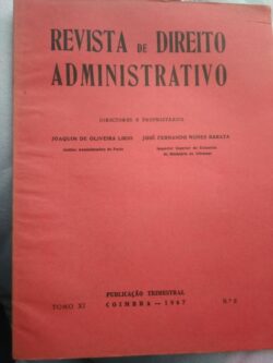 Revista de Direito Administrativo - Tomo XI