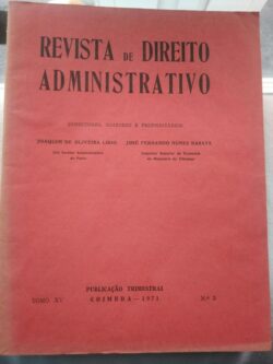 Revista de Direito Administrativo - Tomo XV