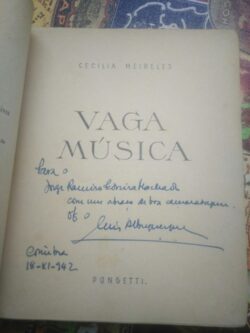 Vaga Música (1.a edição) - Cecília Meireles