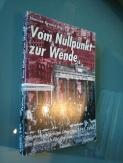 Vom Nullpunkt zur wende - Hannes Krauss