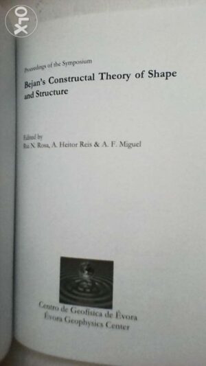 Bejan's constructal Theory of shape and structure -