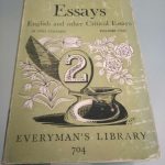 Carlyle essays english and other critical essays (vol. 2) - T. Carlyle