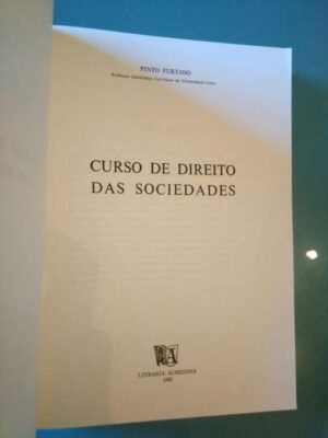 Curso de Direito das Sociedades - Pinto Furtado