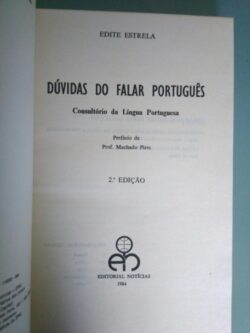Dúvidas do falar português (2.ª edição) - Edite Estrela