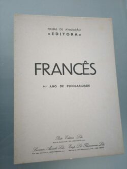 Fichas de avaliação "editora" - francês 9.° ano -