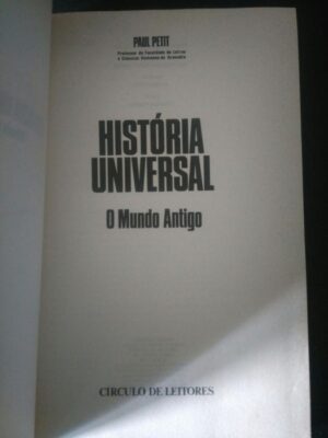 História Universal (O mundo antigo) - Paul Petit