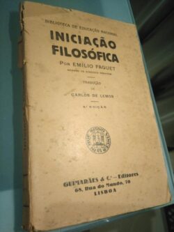 Iniciação Filosófica - Emilio Faguet