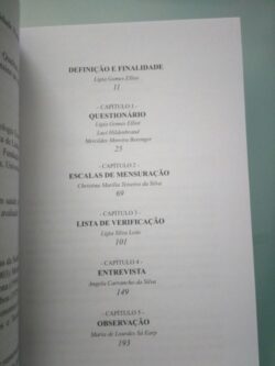 Instrumentos de avaliação e pesquisa - Lígia Gomes Elliot