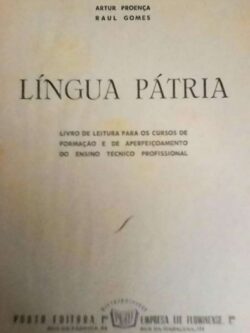 Língua Pátria - Artur Proença / Raúl Gomes