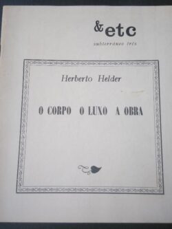  a Obra (1a edição - 1978 ) - Herberto Helder