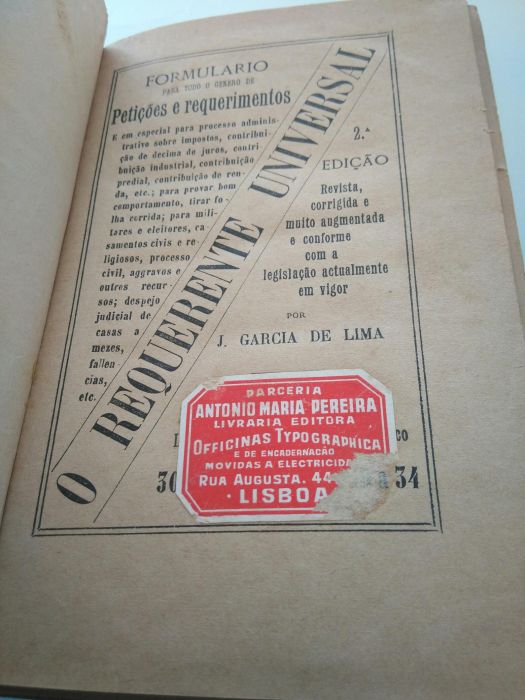 O requerente universal O requerente universal - J. Garcia de Lima