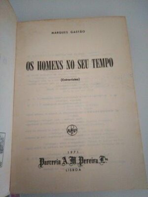Os homens no seu tempo - Marques Gastão - Image 2