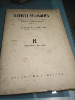Revista Filosófica n.º 12 - Dezembro de 1954 (Ano 4.º) - Joaquim de Carvalho