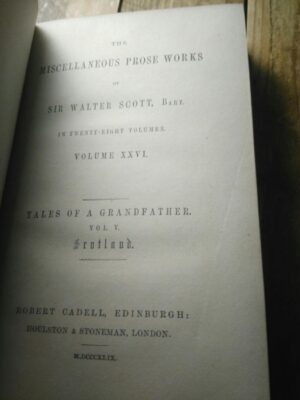The Miscellaneous Prose Works of Sir Walter Scott - vol. XXVI (1849) - Walter Scott