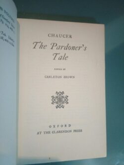The pardoner's tale - Geoffrey Chaucer / Carleton Brown