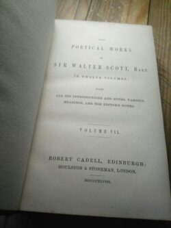 The poetical works of Sir Walter Scott - vol. VII - MDCCCXLVIII - Walter Scott