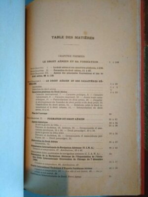 Traité de Droit Aérien (1947) - Maurice Lemoine