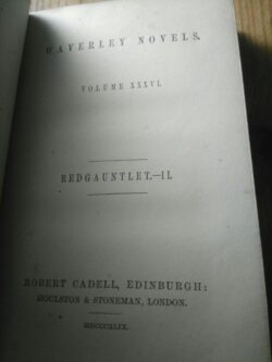 Waverley Novels - Redgauntlet - II (MDCCCXLIX) - Walter Scott
