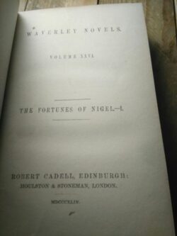 Waverley Novels - vol. XXVI (The Fortunes of Nigel I) - MDCCCXLIX - Walter Scott