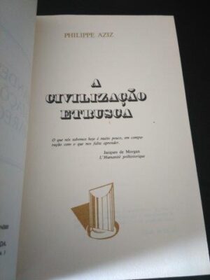 A civilização etrusca - Philippe Aziz