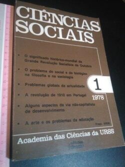 Ciências Sociais n.º 1 (ano 1978) -