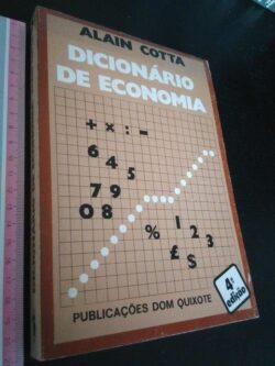Dicionário de economia - Alain Cotta