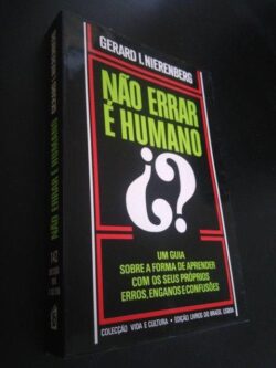 Não errar é humano - Gerard I. Nierenberg